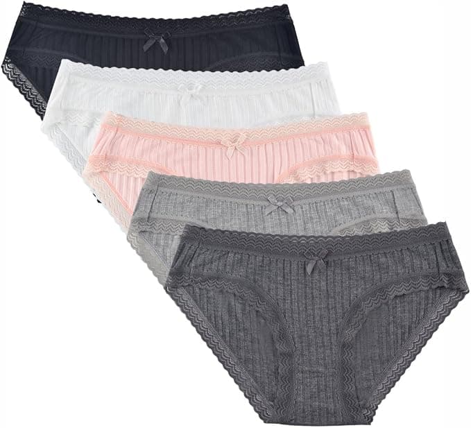 KNITLORD Women's Underwear Cotton or Viscose Soft Bikini Pan
