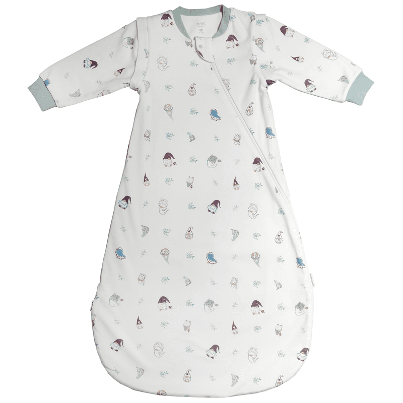 Organic Cotton Removable Long Sleeve Sleep Bag