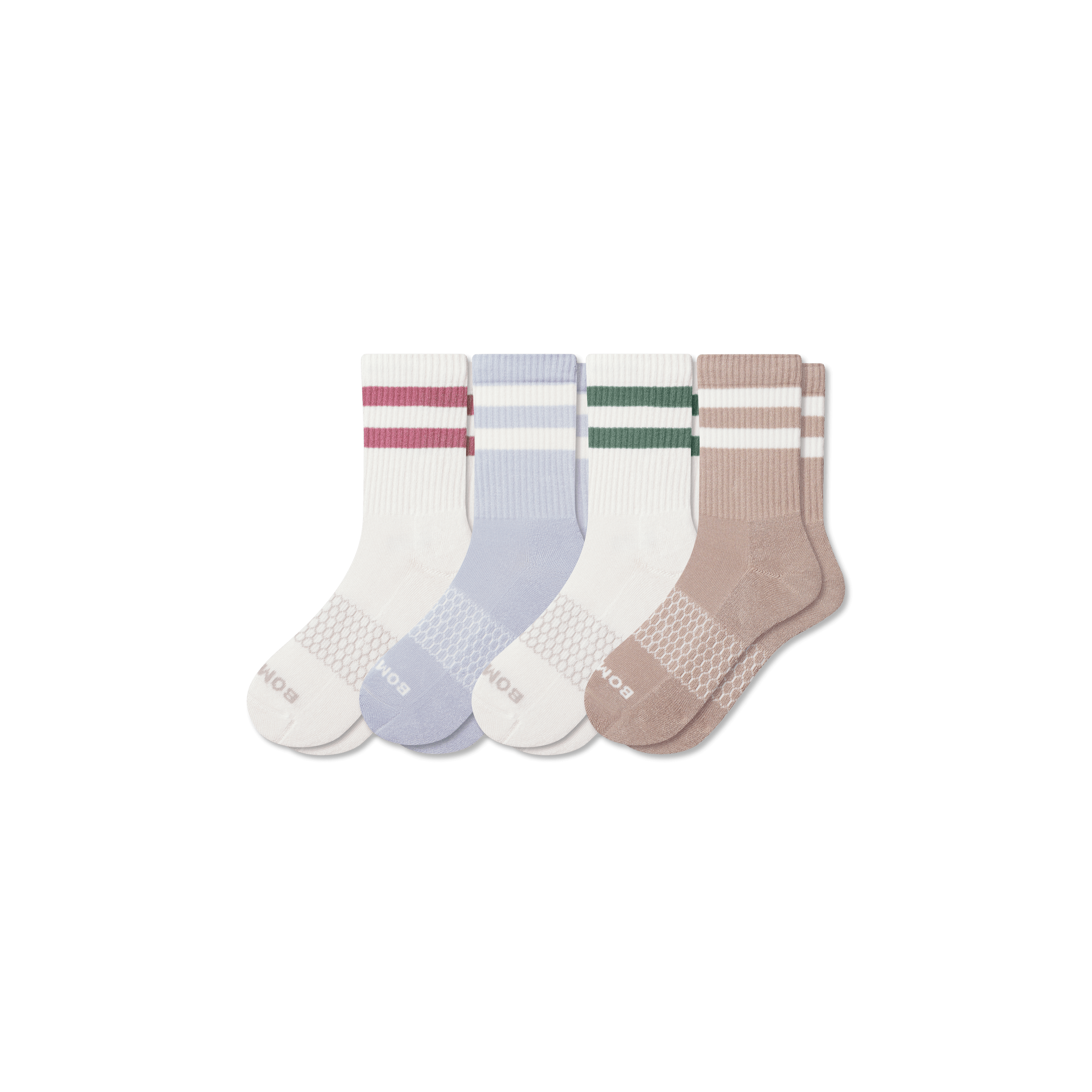 Women's Vintage Stripes Half Calf Sock 4-Pack 1