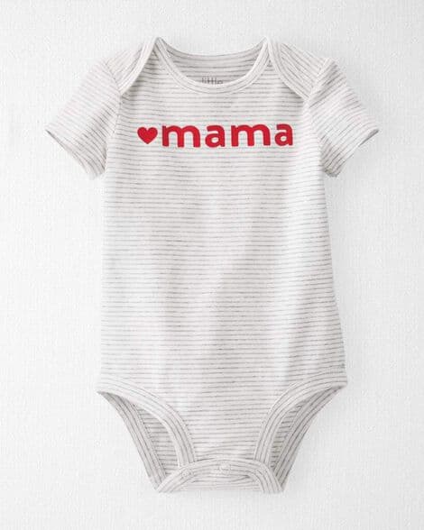 Baby Organic Cotton Mama Bodysuit
