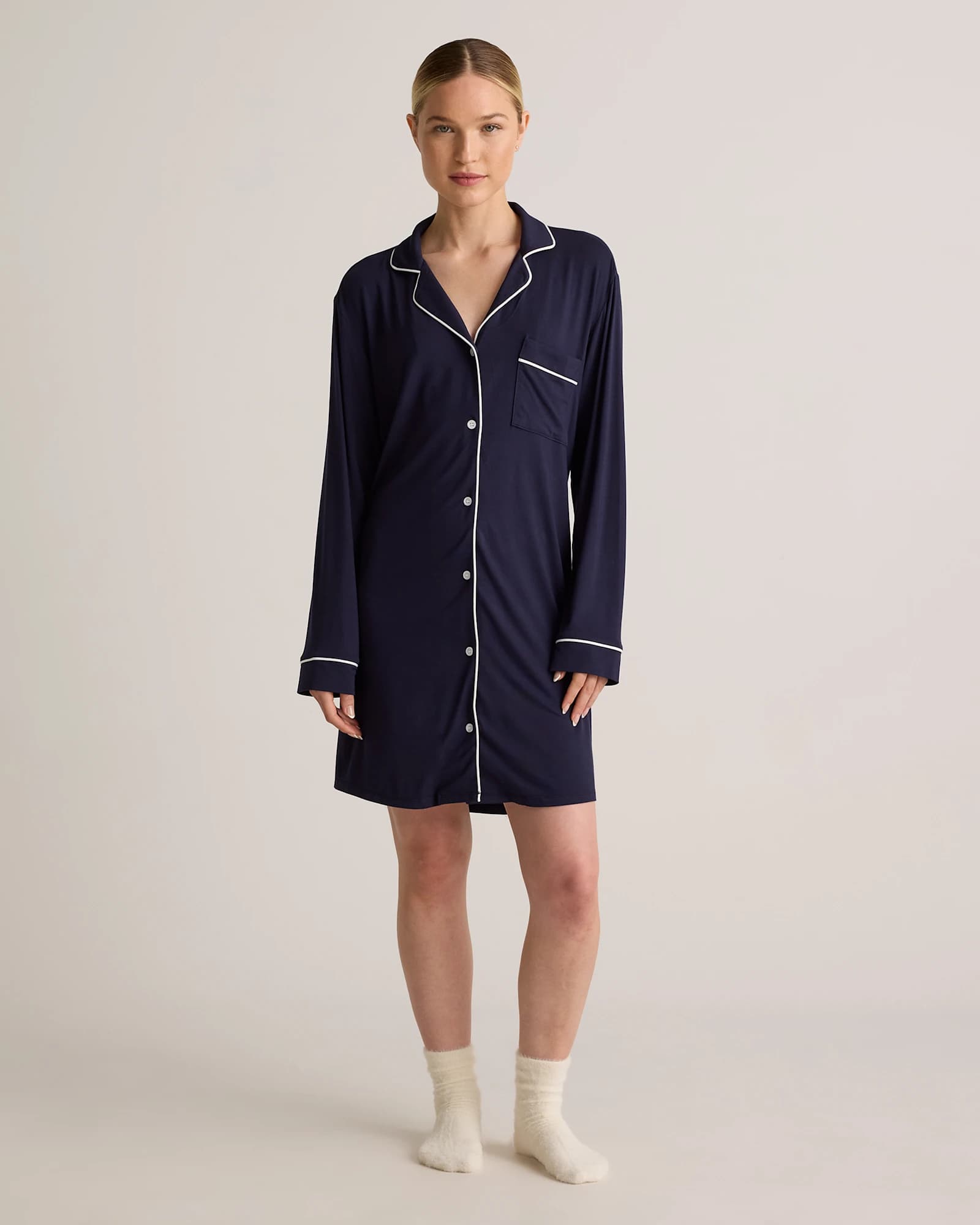 Bamboo Jersey Sleep Shirt 1