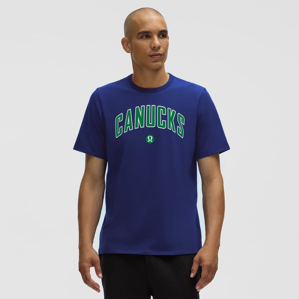 Vancouver Canucks lululemon Organic Cotton Classic-Fit T-Shirt - Larkspur