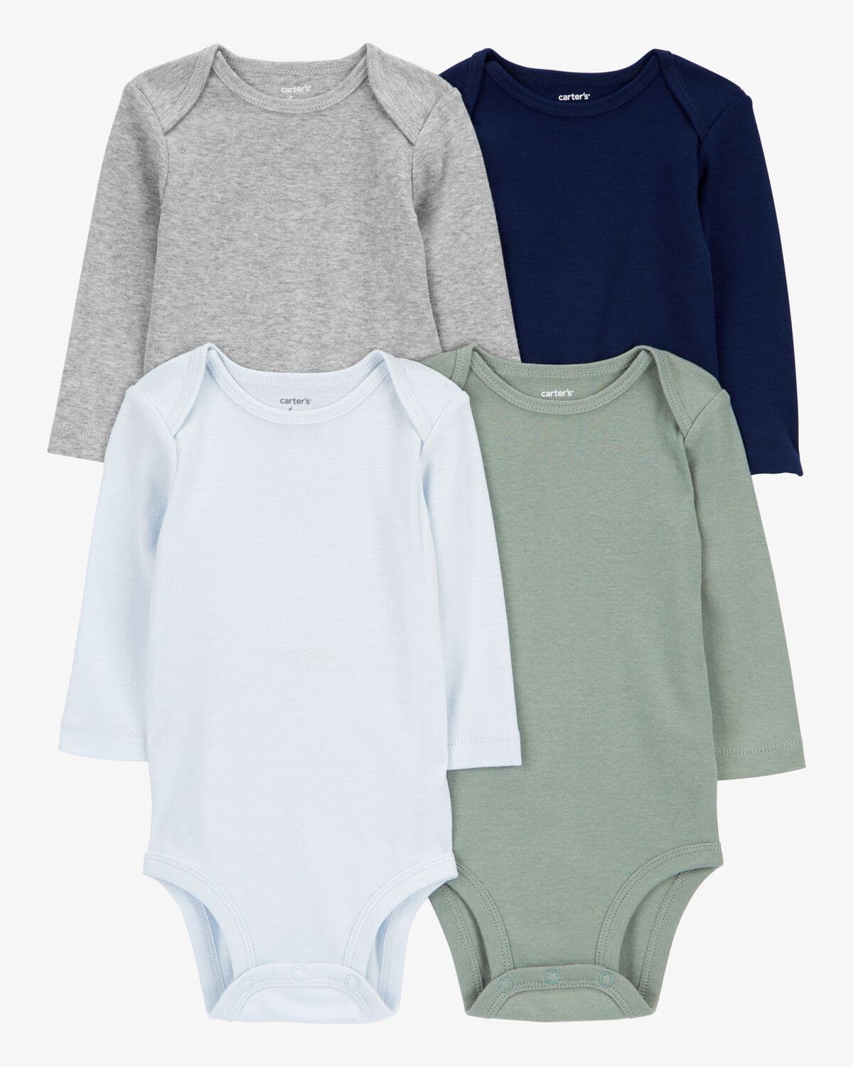 Baby 4-Pack Long Sleeve Original Bodysuits
