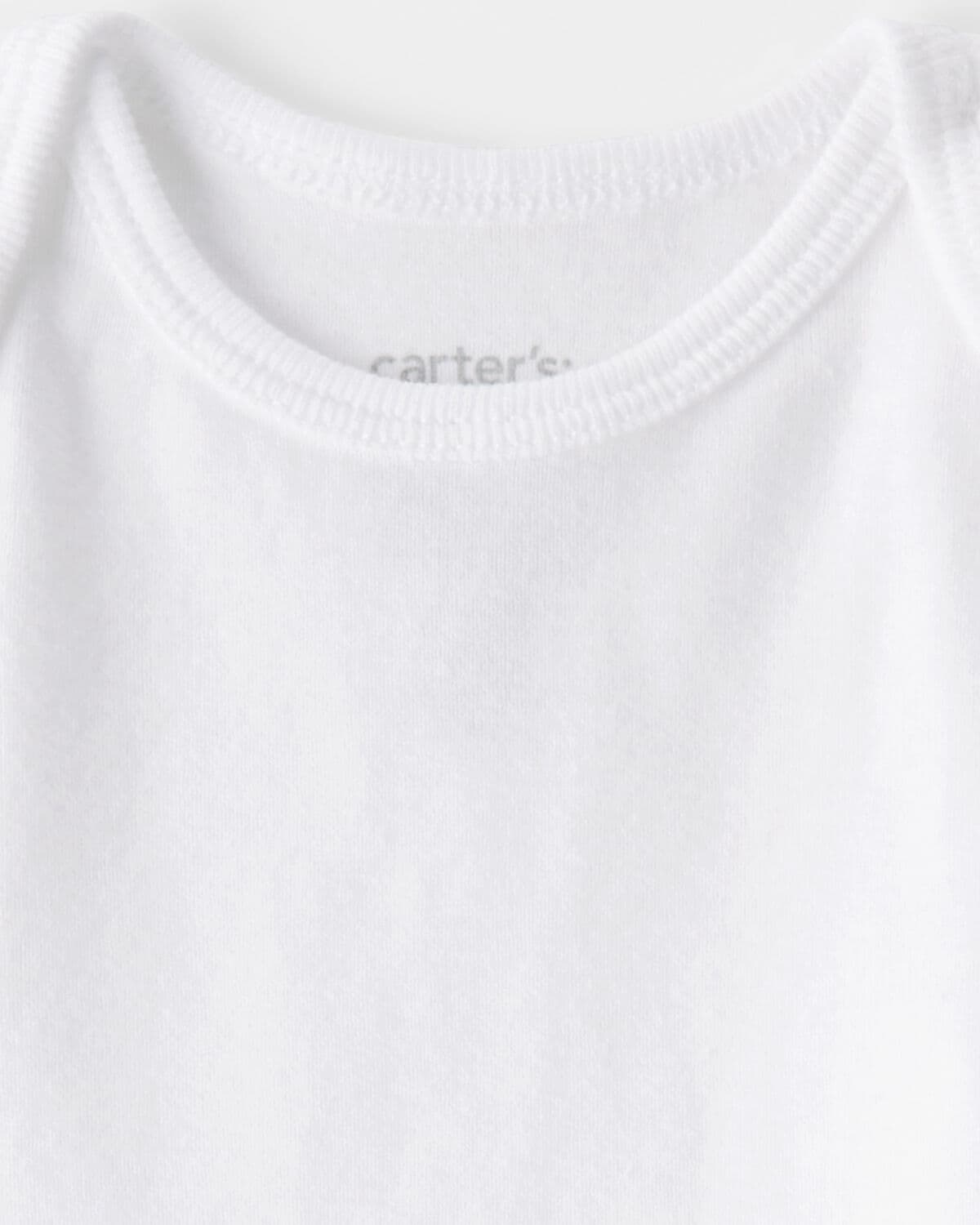 Baby 5-Pack Sleeveless Bodysuits - White