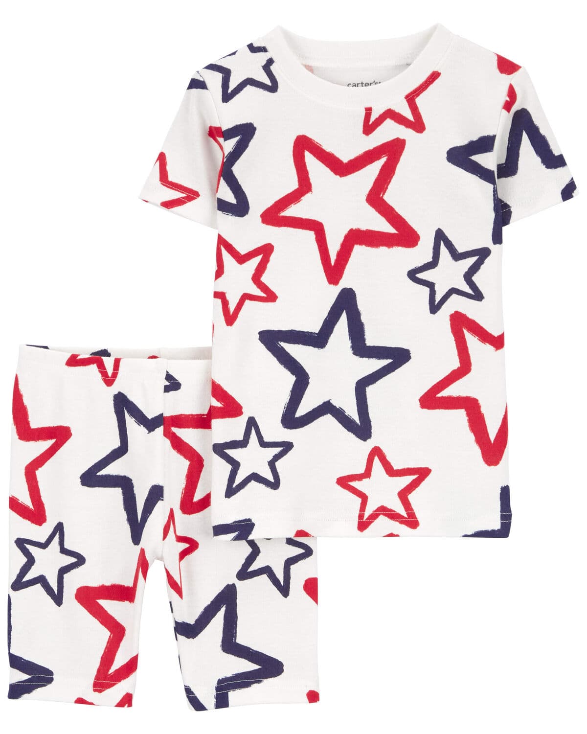 Baby 2-Piece 4th of July 100% Snug Fit Cotton Pajamas
