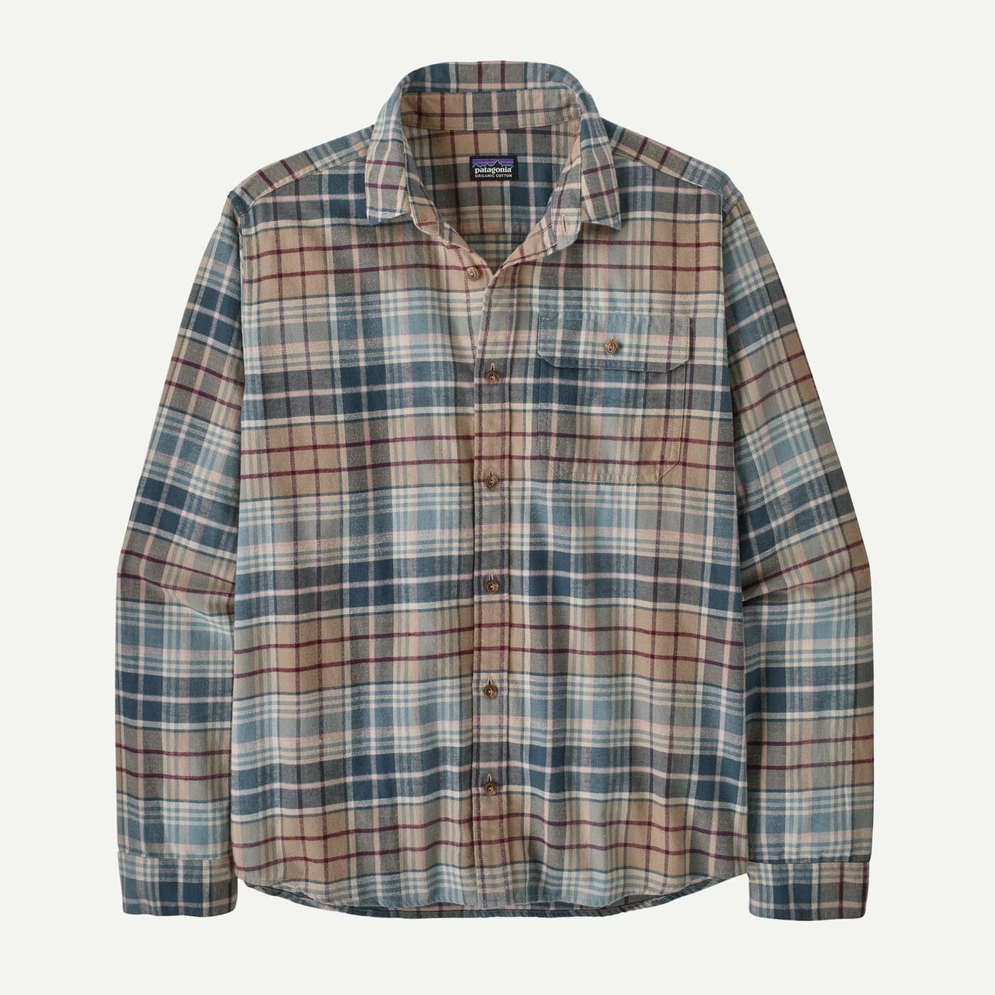 Long-Sleeved Lightweight Fjord Flannel Shirt